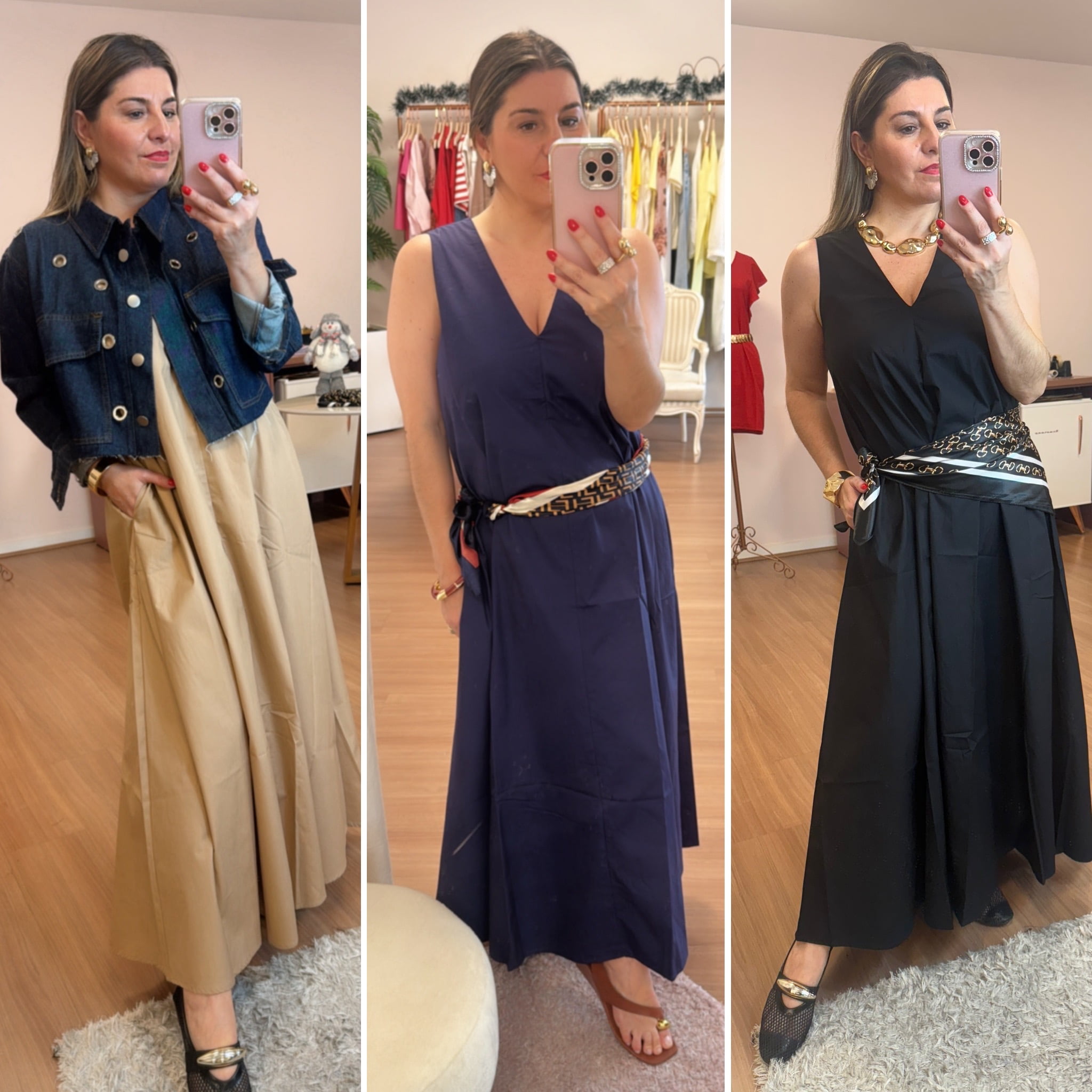 Vestido tricoline 100% algodao