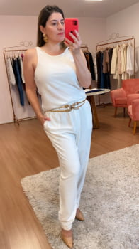 Conjunto off clarinho 