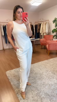 Conjunto off clarinho 