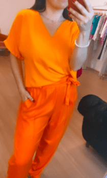 Blusa decote em V Claudia